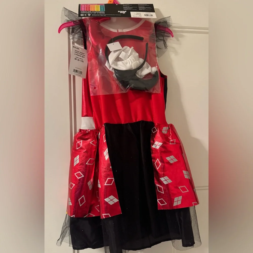 Harley Quinn DC Kids‎ Superhero Costume - Red and Black